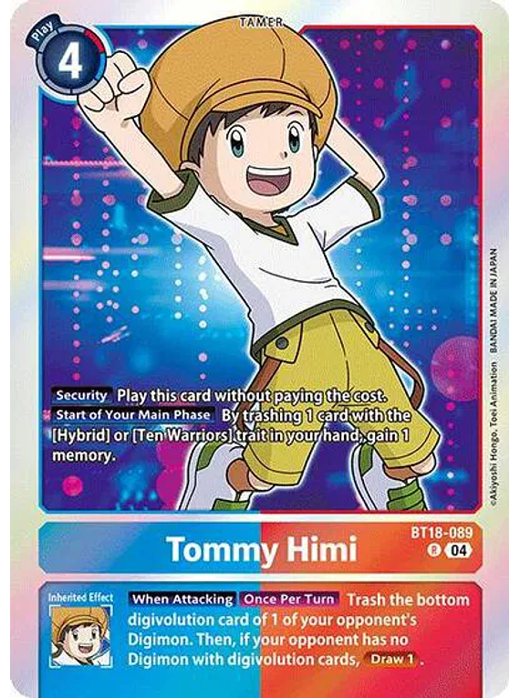 Tommy Himi - BT18-089 - Rare
