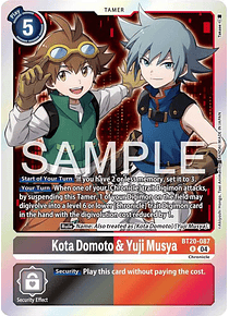 Kota Domoto & Yuji Musya - BT20-087 - Rare