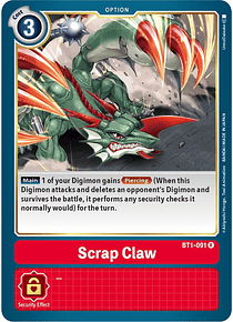 Scrap Claw - BT1-091 - Rare