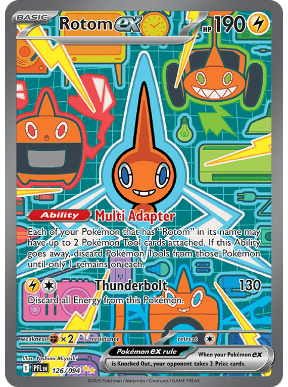 Rotom ex - 126/094 - Special Illustration Rare