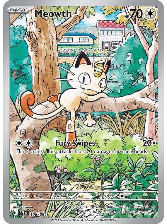 Meowth - 106/094 - Illustration Rare