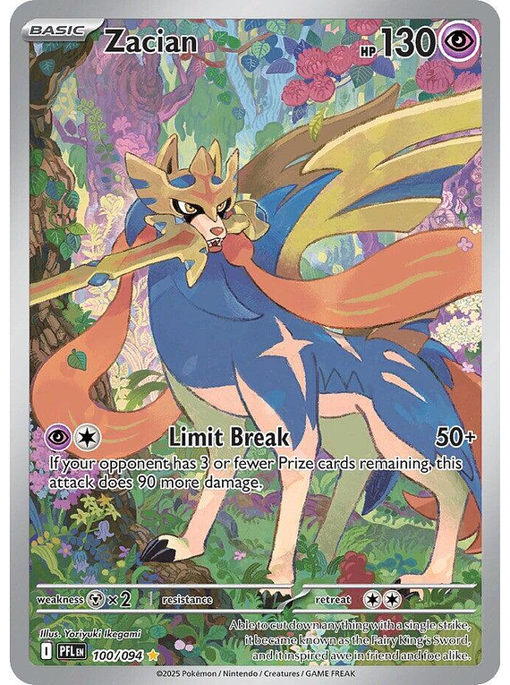 Zacian - 100/094 - Illustration Rare