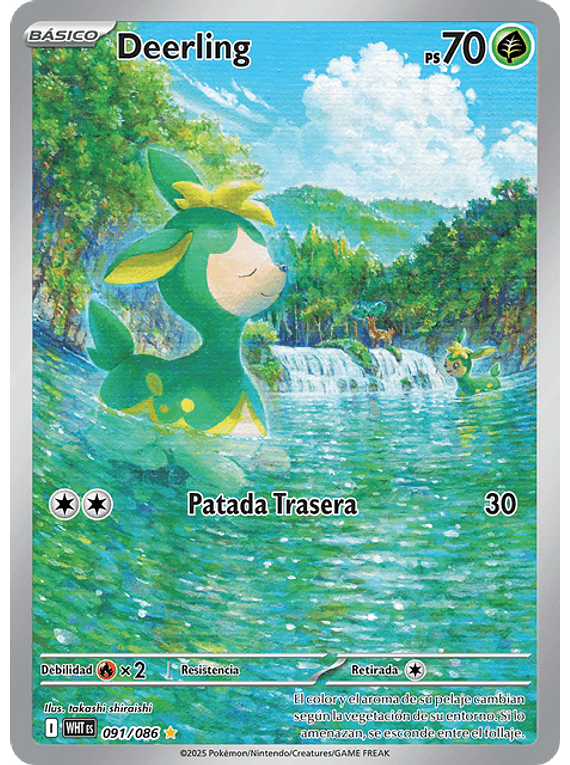Deerling - 091/086 - Illustration Rare (Latino)