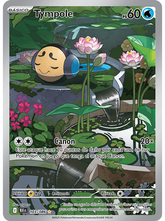 Tympole - 103/086 - Illustration Rare (Latino)