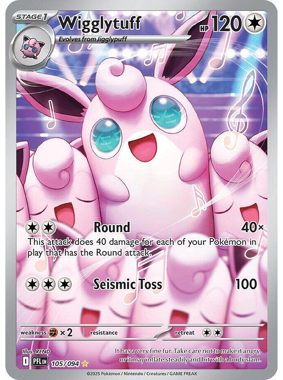Wigglytuff - 105/094 - Illustration Rare