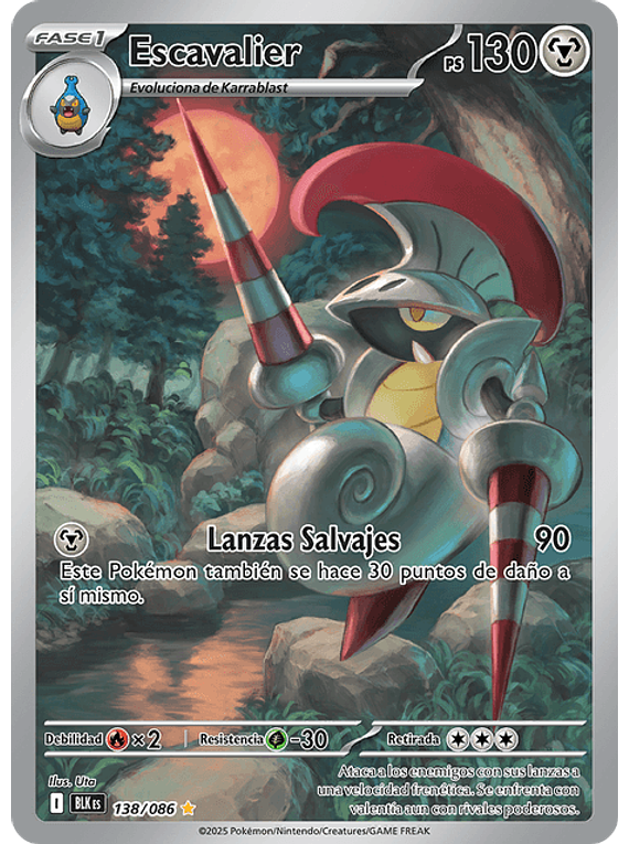 Escavalier - 138/086 - Illustration Rare