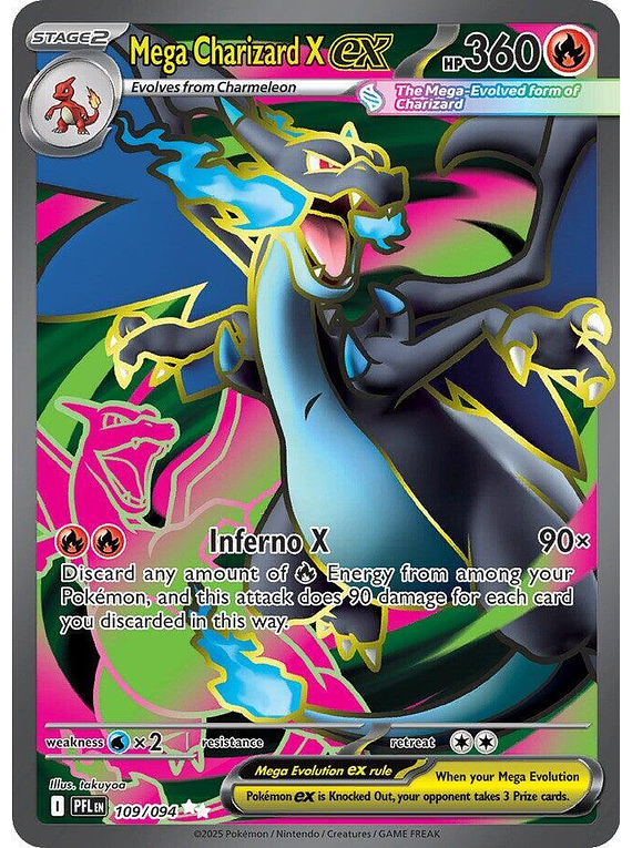 Mega Charizard X ex - 109/094 - Ultra Rare