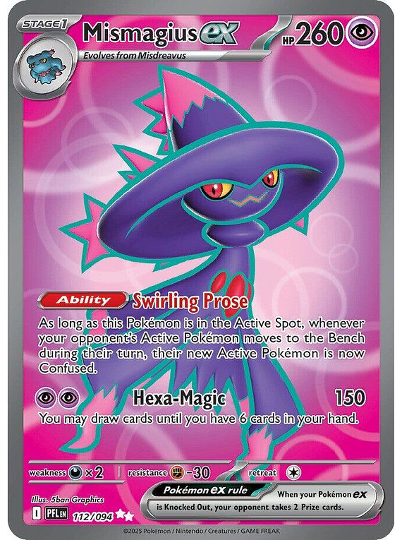 Mismagius ex - 112/094 - Ultra Rare