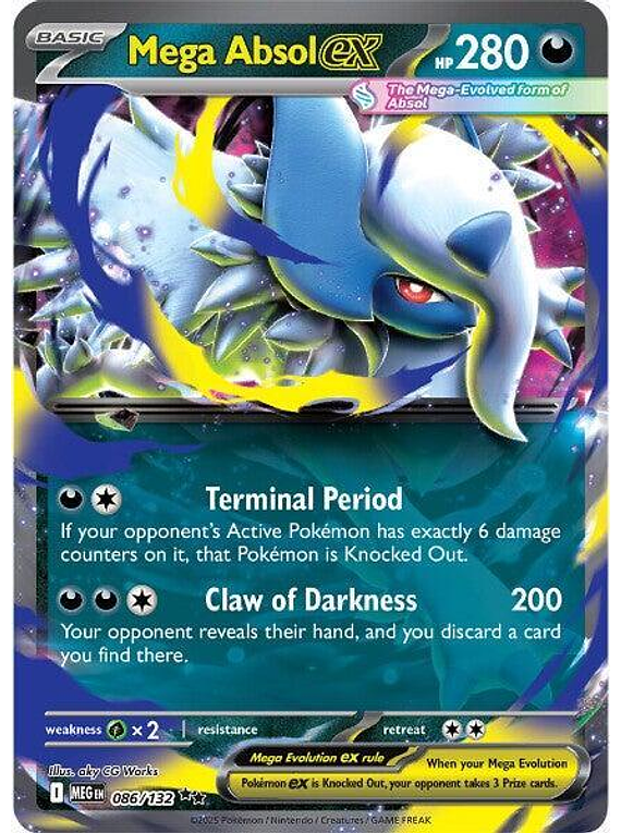 Mega Absol ex - 086/132 - Double Rare