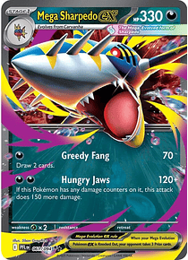 Mega Sharpedo ex - 061/094 - Double Rare