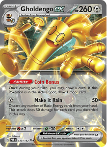 Gholdengo Ex - 139/182 - Double Rare
