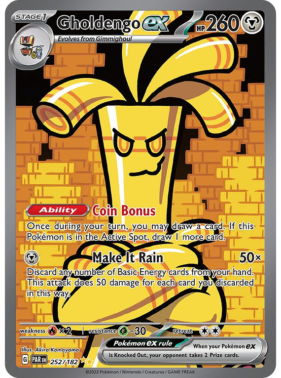 Gholdengo ex - 252/182 - Special Illustration Rare