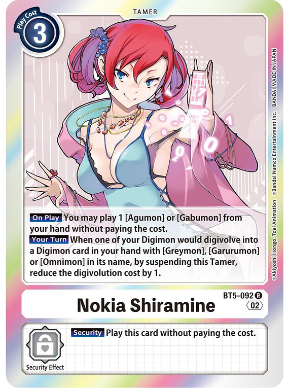 Nokia Shiramine - BT5-092 - Rare