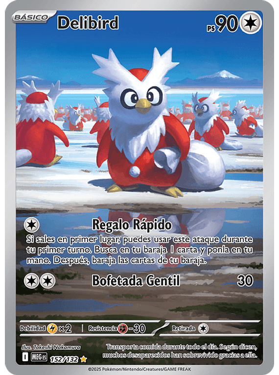 Delibird - 152/132 - Illustration Rare