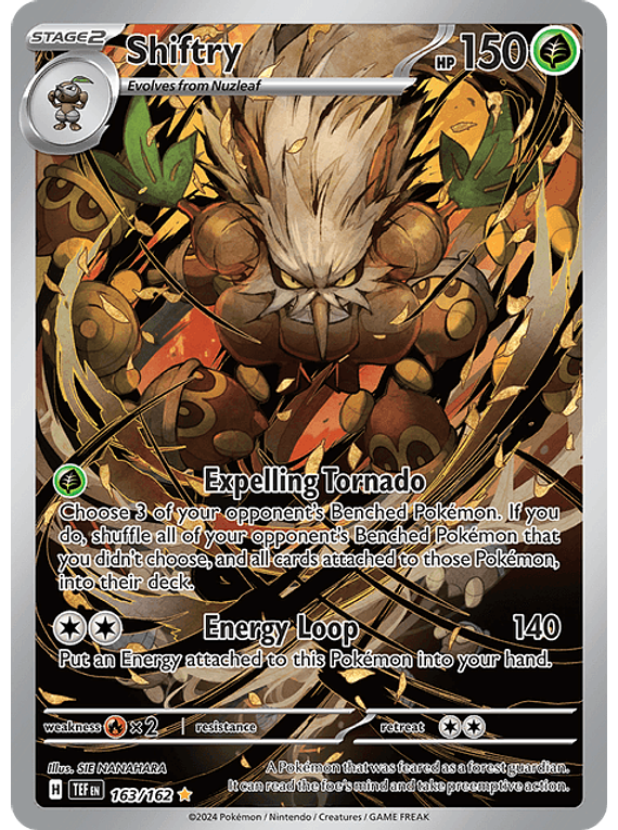 Shiftry - 163/162 - Illustration Rare