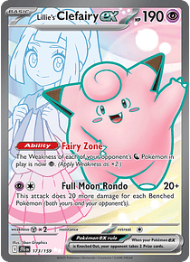 Lillie's Clefairy ex - 173/159 - Ultra Rare