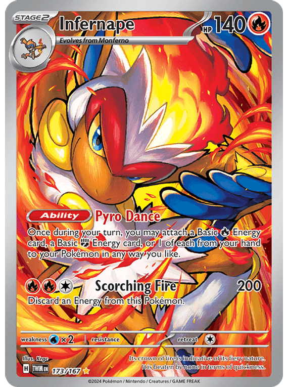 Infernape - 173/167 - Illustration Rare