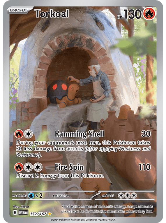 Torkoal - 172/167 - Illustration Rare