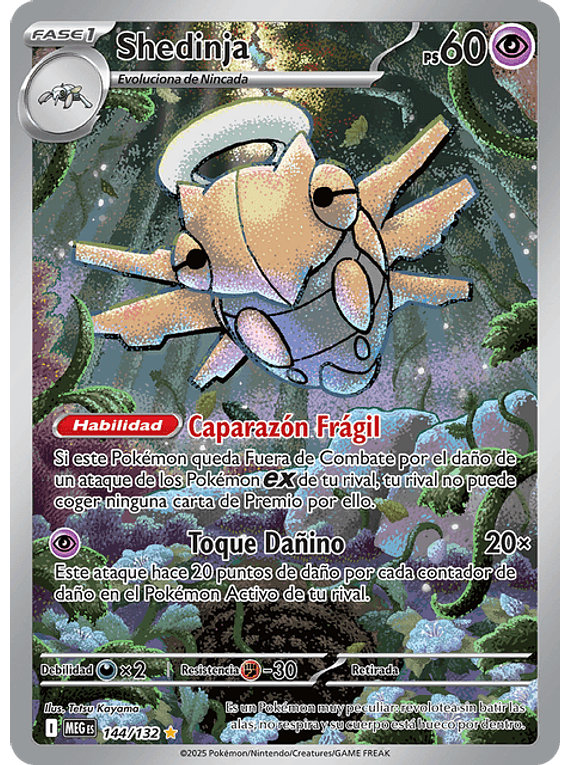 Shedinja - 144/132 - Illustration Rare (Latino)