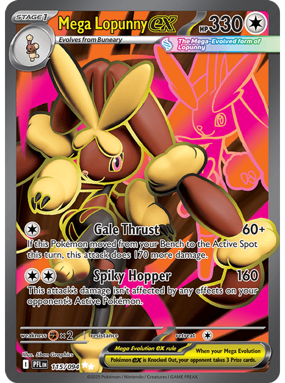 Mega Lopunny ex - 115/094 - Ultra Rare