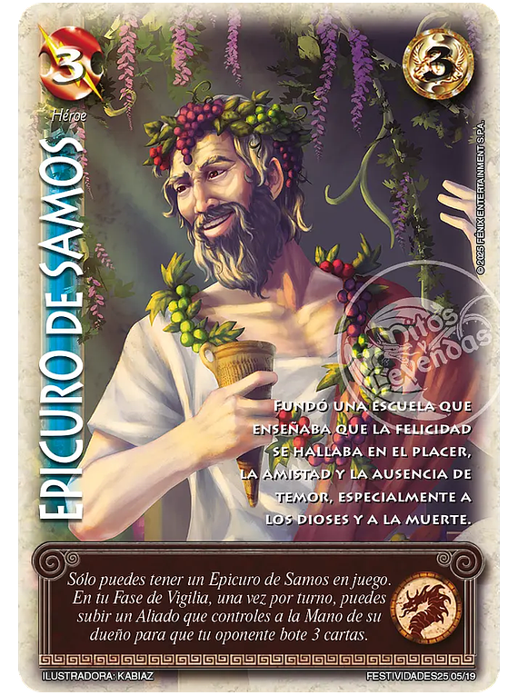 Epicuro De Samos (Festividades25 05/19)