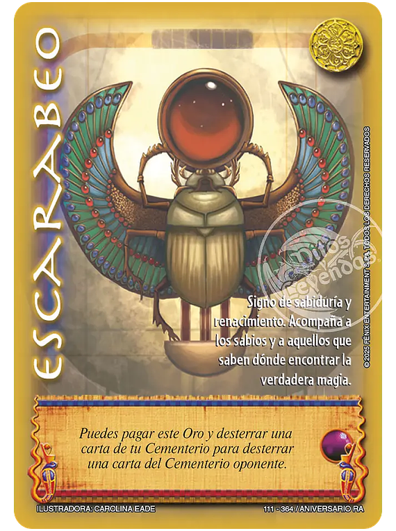 Escarabeo (111-364 Aniversario RA)