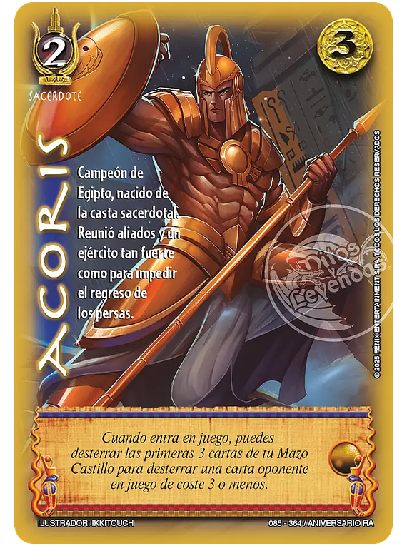 Acoris (085/364 Aniversario RA)
