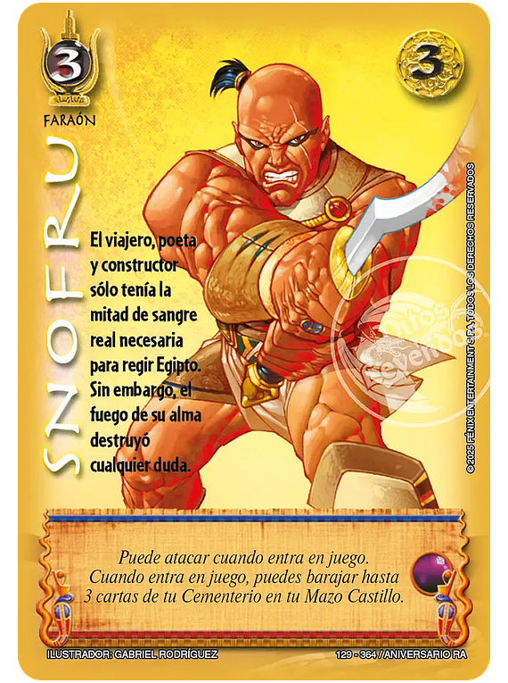 Snofru (129-364 Aniversario RA)