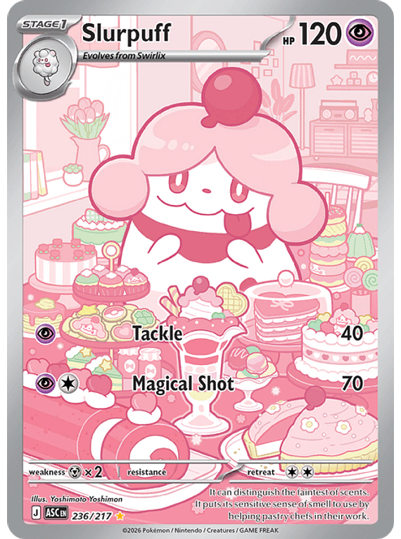 Slurpuff - 236/217 - Illustration Rare