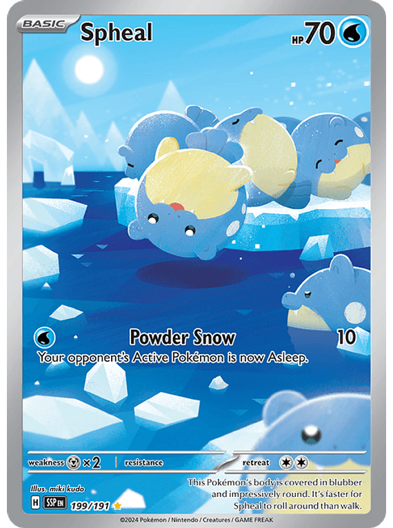 Spheal - 199/191 - Illustration Rare