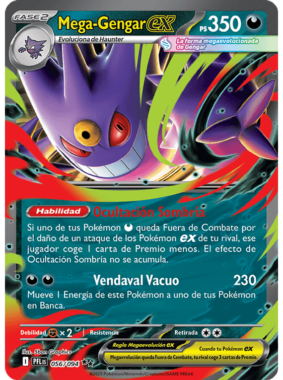 Mega Gengar ex - 056/094 - Double Rare