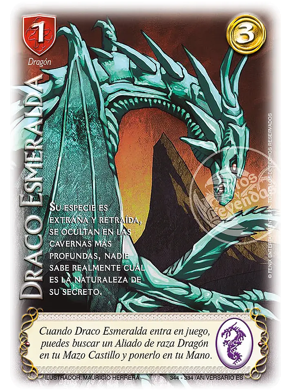 Draco Esmeralda (344-334 Aniversario ES)