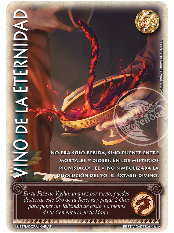 Vino De La Eternidad (Festividades25 08/19)