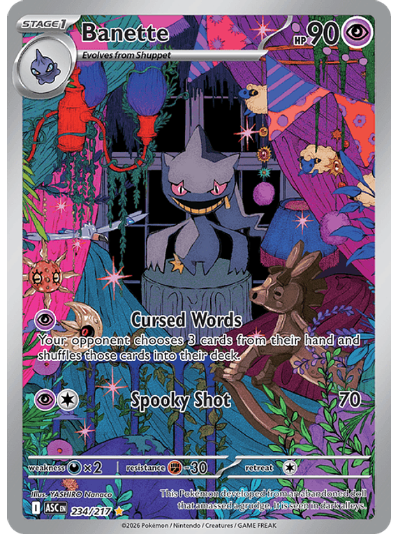 Banette - 234/217 - Illustration Rare