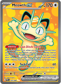 Meowth Ex - 107/088 - Ultra Rare
