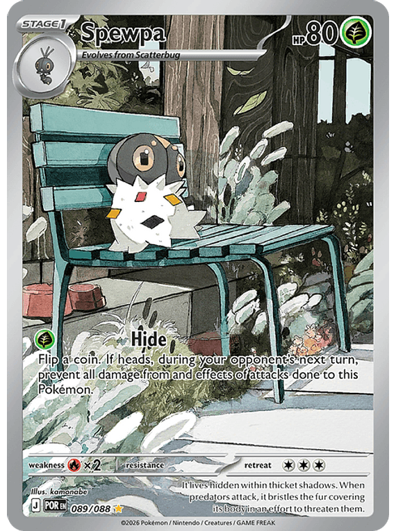 Spewpa - 089/088 - Illustration Rare