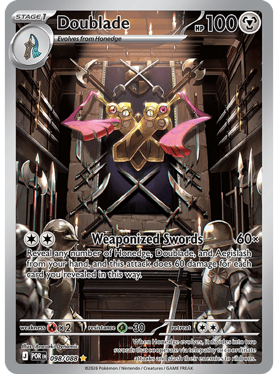 Doublade - 098/088 - Illustration Rare