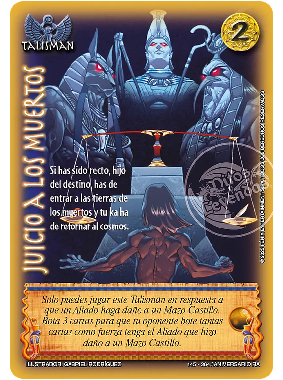 Juicio a los muertos (145-364 / Aniversario RA)