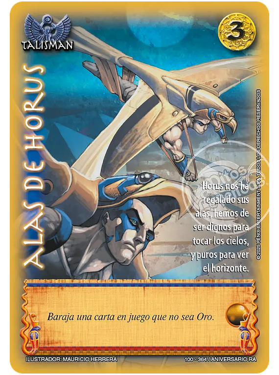 Alas de Horus (100-364 Aniversario RA)