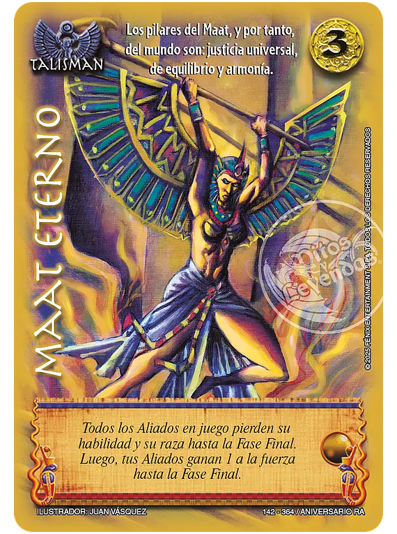 Maat eterno (142-364 / Aniversario RA)