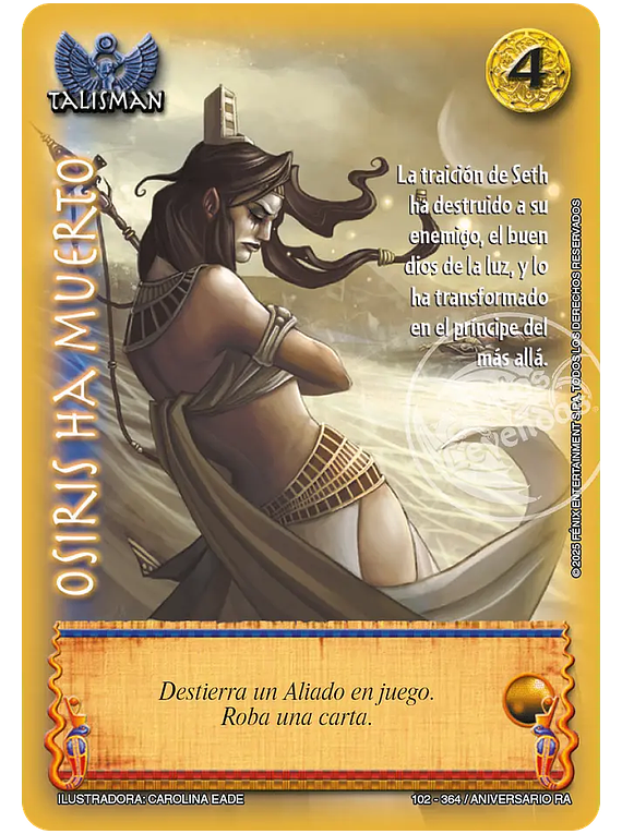 Osiris ha muerto (102-364 Aniversario)