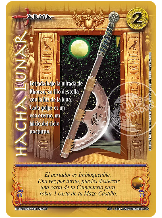 Hacha Lunar (156-364 Aniversario RA)