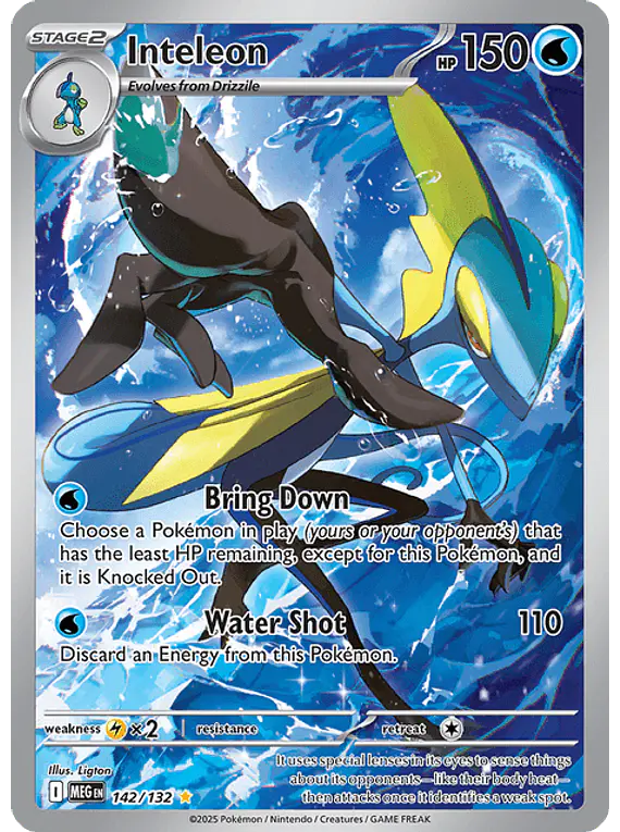 Inteleon - 142/132 - Illustration Rare