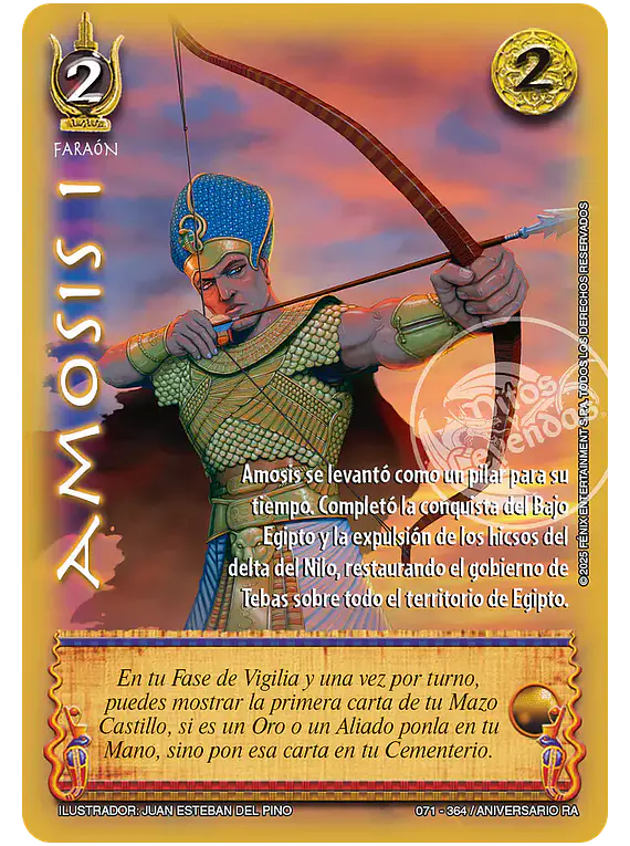 Amosis I (071-364 Aniversario RA)