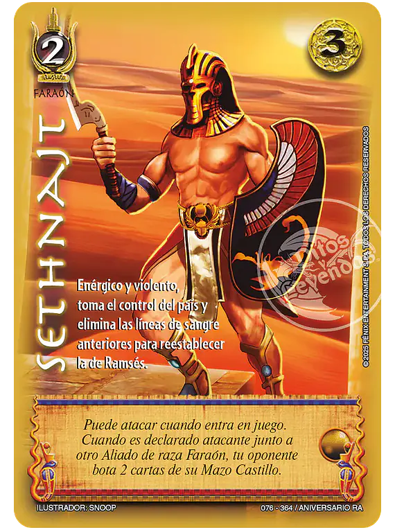 Sethnajt (076-364 Aniversario RA)