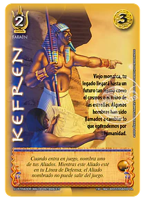 Kefren (130-364 Aniverario RA)