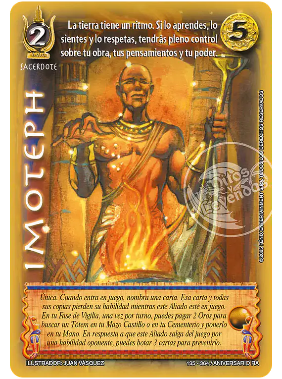 Imoteph (135-364 Aniversario RA)