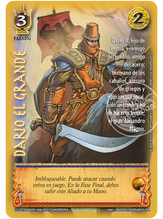 Dario el grande (084-364 Aniversario RA)
