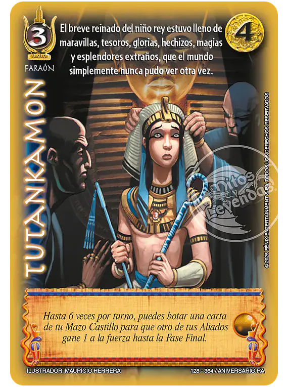 Tutankamon (126-364 Aniversario de Ra)