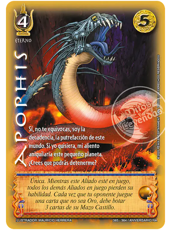 Apophis (065-364 Aniversario de Ra)